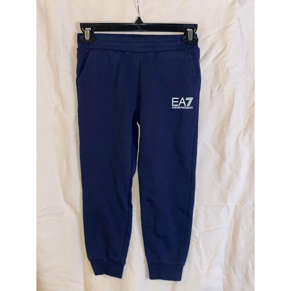 Emporio Armani Kids Boys Jogger Pant Trousers Size 8a Years (130 cm) Navy